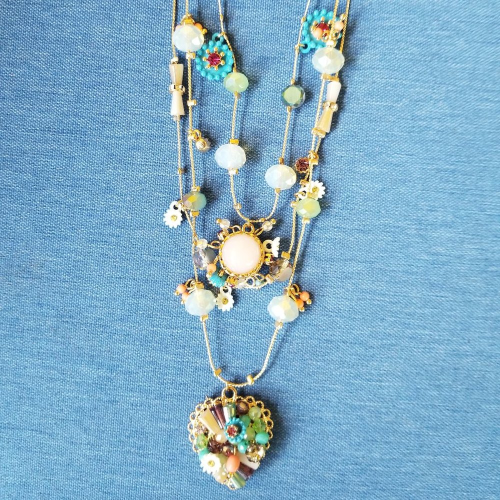Betsey Johnson Tri-Necklace - NWT - Picture 4 of 10